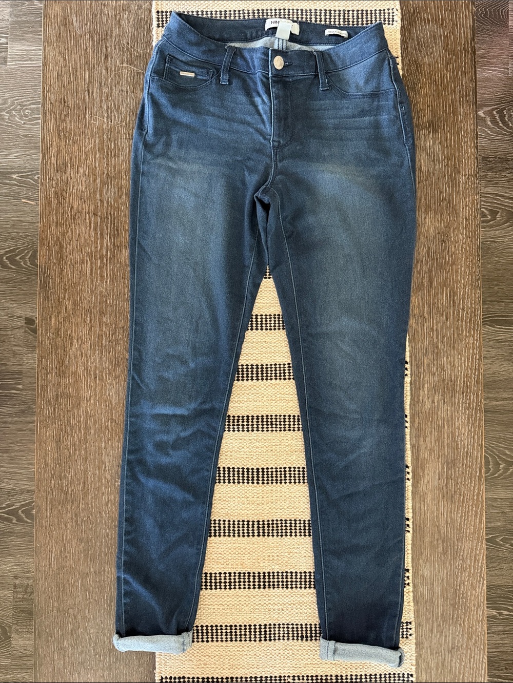 Nine West Navy Blue Skinny Jeans